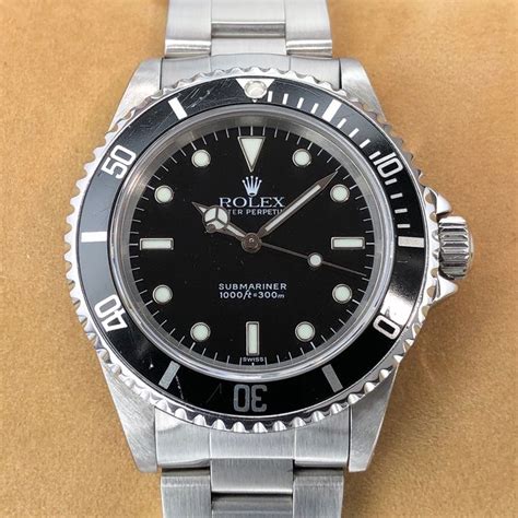 rolex submariner no date ref 14060|Rolex 14060 swiss only dial.